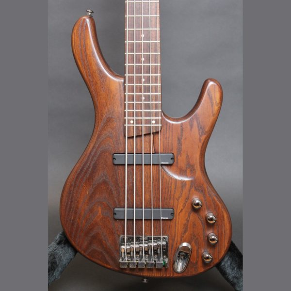 Ibanez Ergodyne EDB555-WNF Walnut Flat アイバニーズ アクティブ5弦 純正ギグケース付
